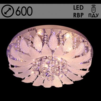 Люстра 55587/600 CR хром 8х40W E14 LED-RBP ПДУ d600 h270, 24
